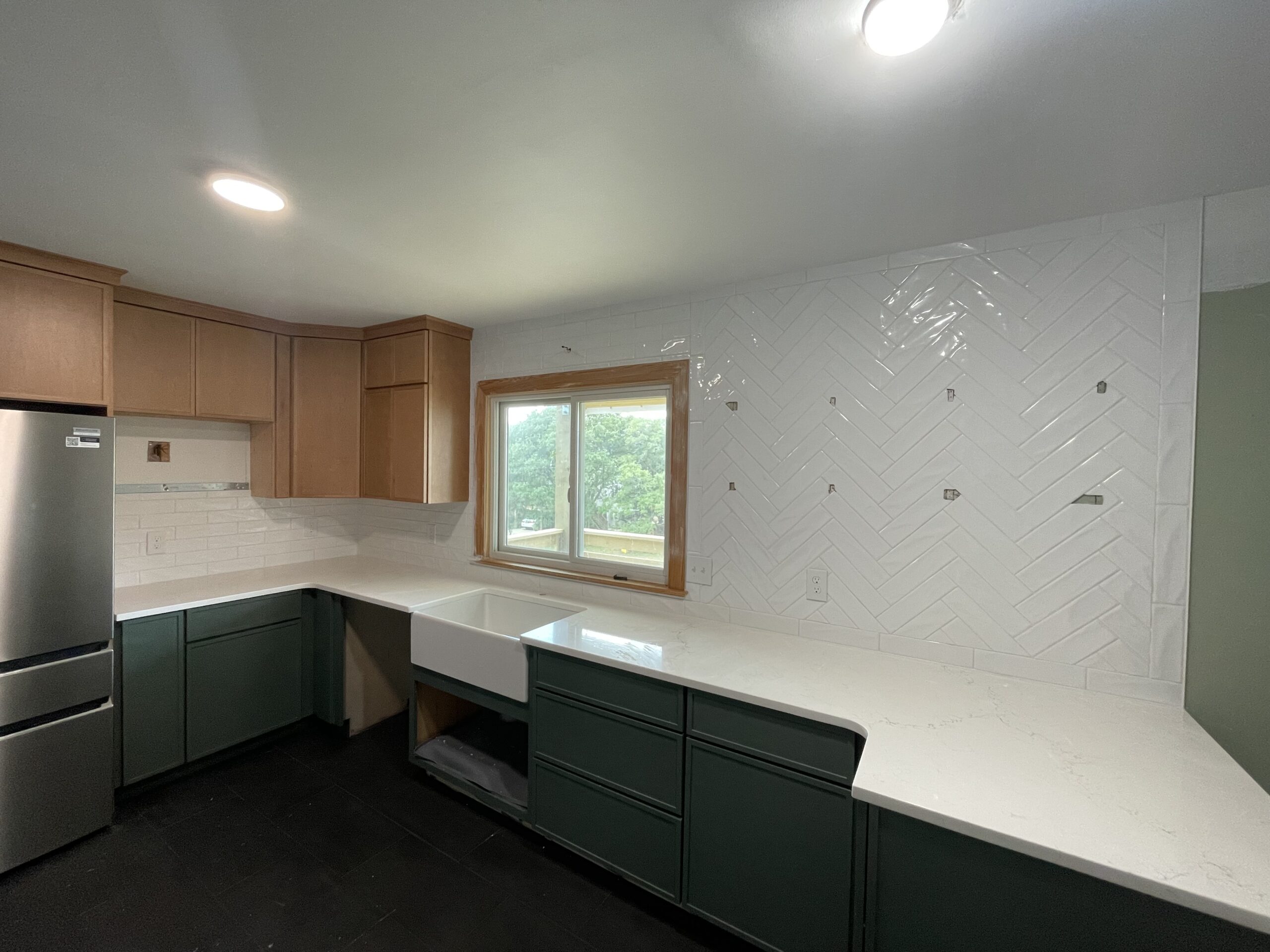 Herringbone Backsplash