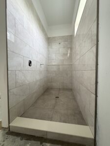 New Construction Shower