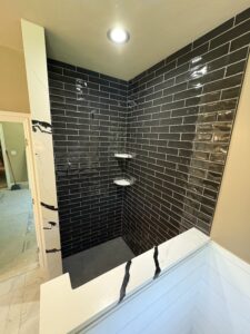 Black & White Shower