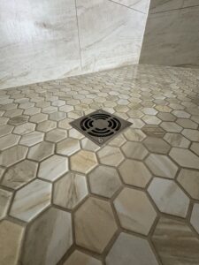 Hexagon Shower Floor