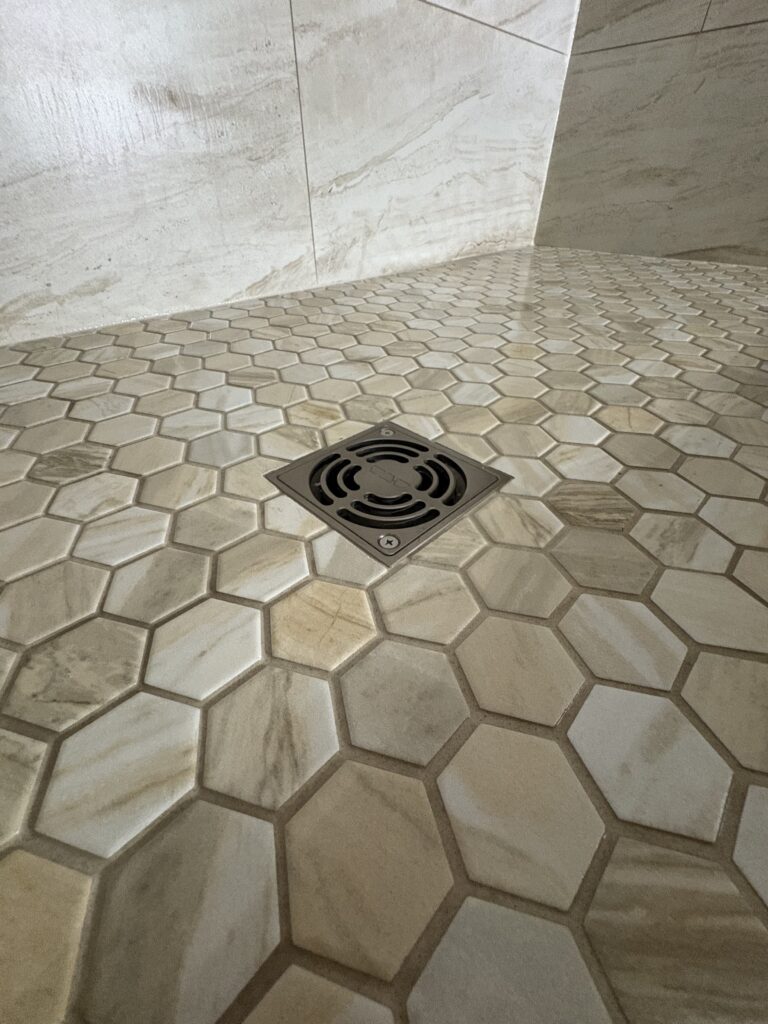 Hexagon Shower Floor